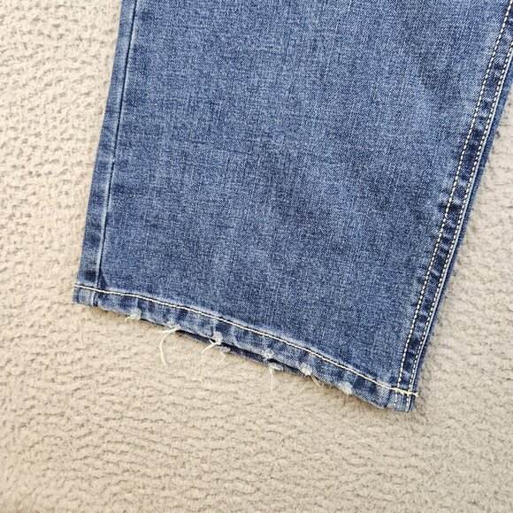 TK Axel Jeans Men's 40x30 Slim Boot Stretch Blue Denim Pants Medium Wash - Picture 5 of 16